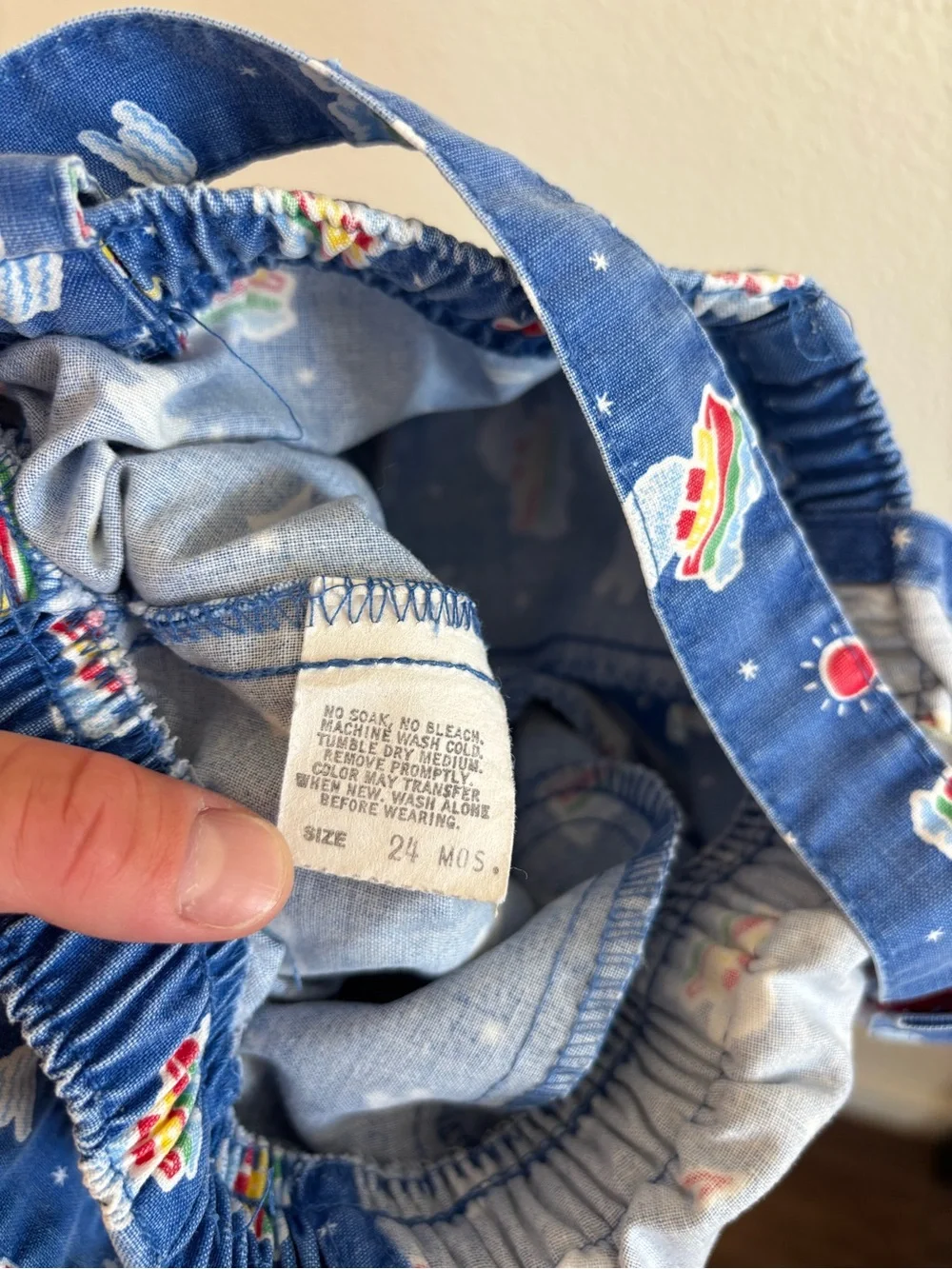 vintage oshkosh overalls sailor print size 24 months/2T